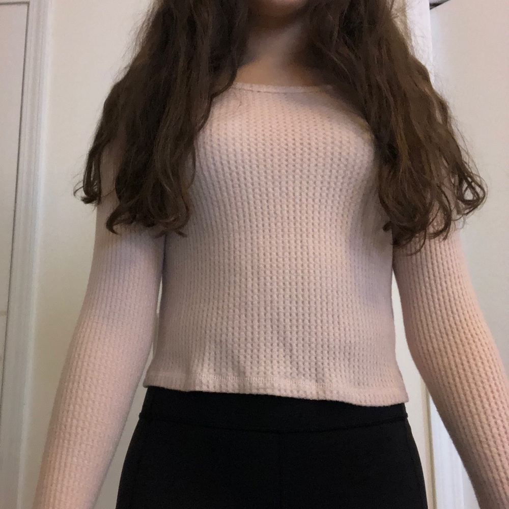 pacsun light pastel pink sweater